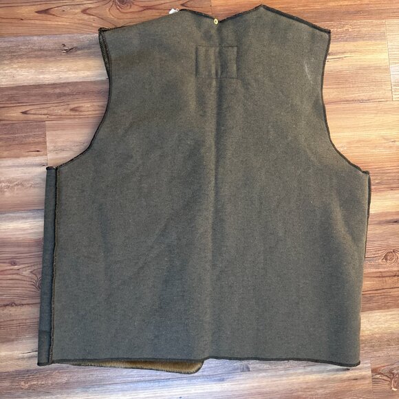 Vintage Barbour Jacket Liner 48" Vest Warm Clip-In Brown Pile Lining - Picture 2 of 7